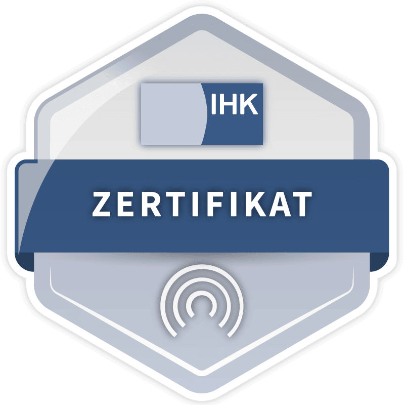 Zertifikatssiegel der IHK
